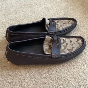 Coach men’s dress slip on shoes